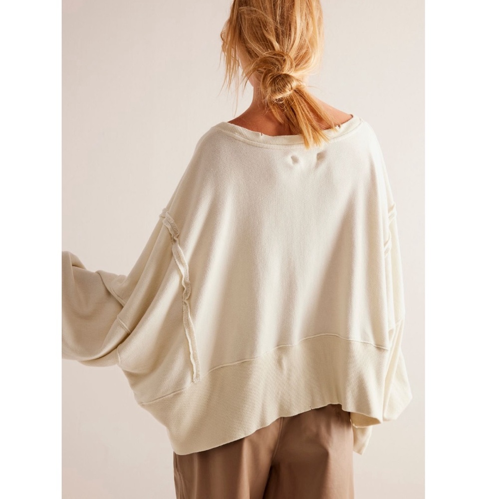 Free People Cropped Camden Sweatshirt